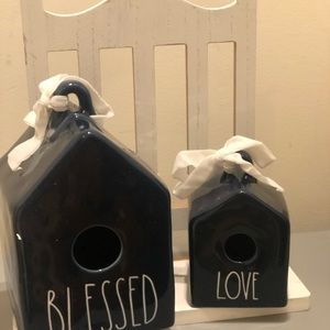 Rae Dunn Blessed Love Bird House